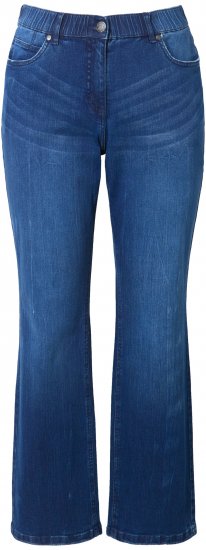 Ulla Popken Mandy Straight Leg Comfort Waist Jeans Blue Denim - Džíny & Nohavice vo Veľkých Veľkostiach – Plus Size - 