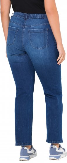 Ulla Popken Mandy Straight Leg Comfort Waist Jeans Blue Denim - Džíny & Nohavice vo Veľkých Veľkostiach – Plus Size - 