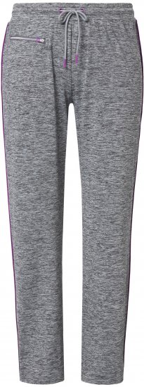 Ulla Popken Quick Drying Jogging Pants Grey - Džíny & Nohavice vo Veľkých Veľkostiach – Plus Size - 