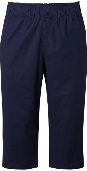 Ulla Popken Stretch Fit Paper Bag Culottes Navy - Džíny & Nohavice vo Veľkých Veľkostiach – Plus Size - 