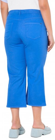 Ulla Popken Wide Leg Twill Mary Fit Culottes Deep Aqua - Džíny & Nohavice vo Veľkých Veľkostiach – Plus Size - 