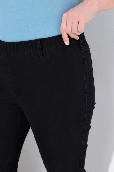 Ulla Popken Cropped Jeggings Black - Nohavice - Nohavice pre ženy vo veľkých veľkostiach