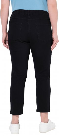 Ulla Popken Cropped Jeggings Black - Džíny & Nohavice vo Veľkých Veľkostiach – Plus Size - 