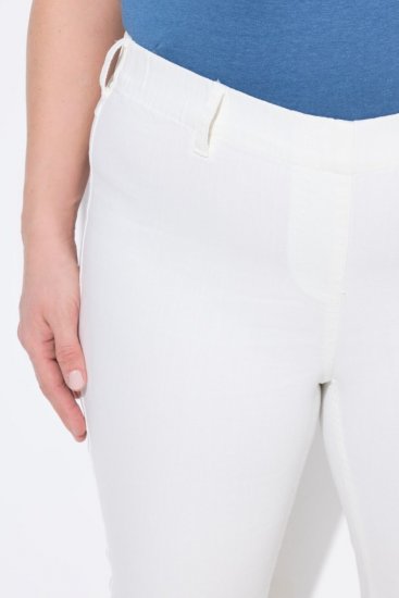 Ulla Popken Cropped Jeggings Snow White - Nohavice - Nohavice pre ženy vo veľkých veľkostiach