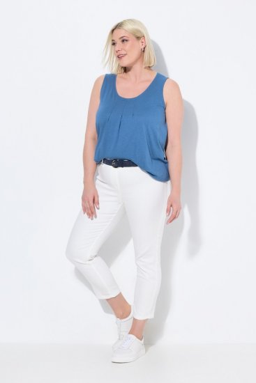 Ulla Popken Cropped Jeggings Snow White - Nohavice - Nohavice pre ženy vo veľkých veľkostiach