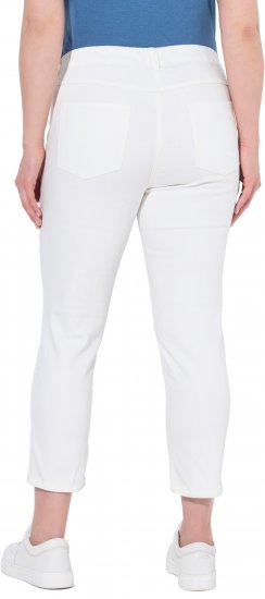 Ulla Popken Cropped Jeggings Snow White - Džíny & Nohavice vo Veľkých Veľkostiach – Plus Size - 