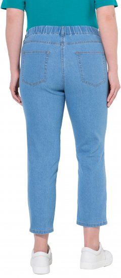 Ulla Popken Cropped Jeggings Light Blue Denim - Džíny & Nohavice vo Veľkých Veľkostiach – Plus Size - 