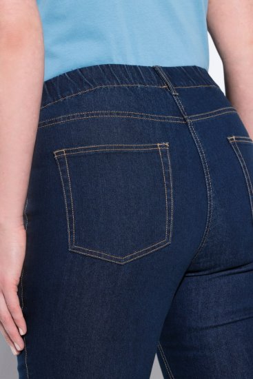Ulla Popken Cropped Jeggings Denim Blue - Nohavice - Nohavice pre ženy vo veľkých veľkostiach