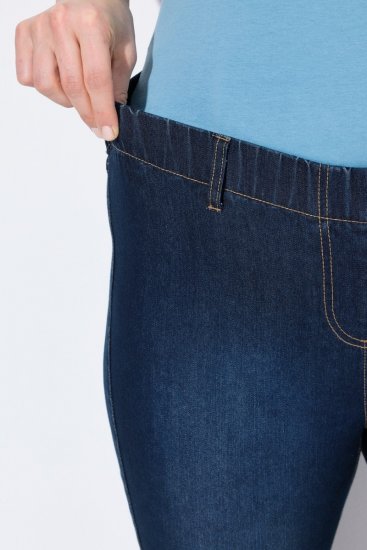 Ulla Popken Cropped Jeggings Denim Blue - Nohavice - Nohavice pre ženy vo veľkých veľkostiach