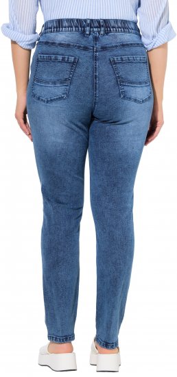 Ulla Popken Vintage Wash Stretch Fit Jeans Blue Denim - Džíny & Nohavice vo Veľkých Veľkostiach – Plus Size - 