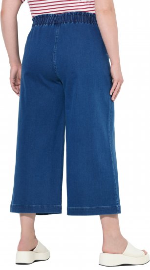 Ulla Popken Denim Culottes Blue - Džíny & Nohavice vo Veľkých Veľkostiach – Plus Size - 