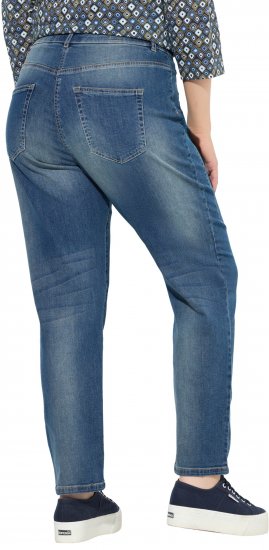 Ulla Popken Decorative Seam Stretch Fit Boyfriend Jeans Blue - Džíny & Nohavice vo Veľkých Veľkostiach – Plus Size - 