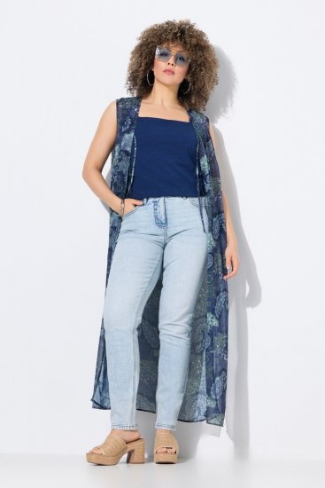 Ulla Popken Slim Leg Stretch Fit Jeans Light Blue Denim - Džínsy - Dámske džínsy veľkých veľkostí