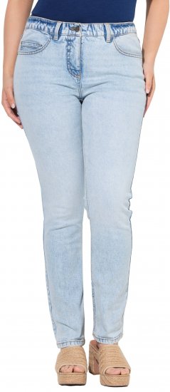 Ulla Popken Slim Leg Stretch Fit Jeans Light Blue Denim - Džíny & Nohavice vo Veľkých Veľkostiach – Plus Size - 