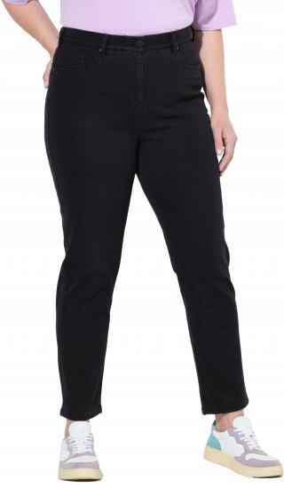Ulla Popken Stretch Fit Mom Jeans Black - Džíny & Nohavice vo Veľkých Veľkostiach – Plus Size - 