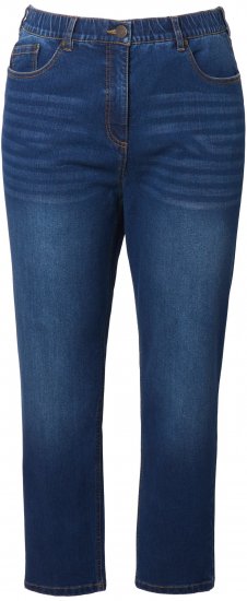 Ulla Popken Stretch Fit Mom Jeans Blue Denim - Džíny & Nohavice vo Veľkých Veľkostiach – Plus Size - 