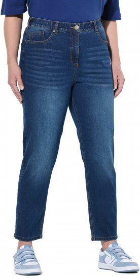 Ulla Popken Stretch Fit Mom Jeans Blue Denim - Džíny & Nohavice vo Veľkých Veľkostiach – Plus Size - 