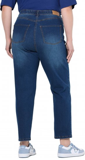 Ulla Popken Stretch Fit Mom Jeans Blue Denim - Džíny & Nohavice vo Veľkých Veľkostiach – Plus Size - 