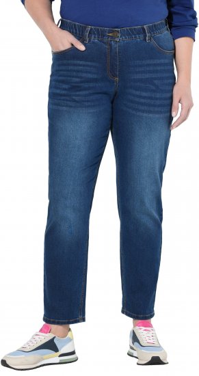 Ulla Popken Stretch Fit Boyfriend Jeans Blue - Džíny & Nohavice vo Veľkých Veľkostiach – Plus Size - 