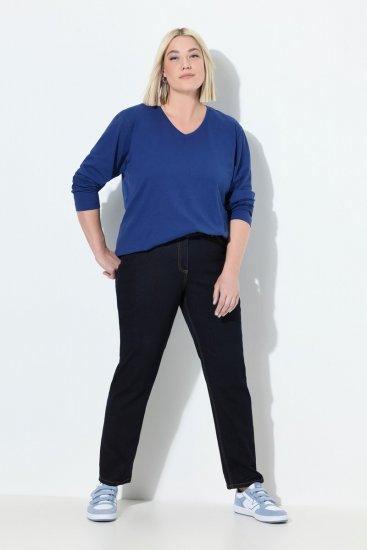Ulla Popken Stretch Fit Boyfriend Jeans Denim Blue - Džínsy - Dámske džínsy veľkých veľkostí