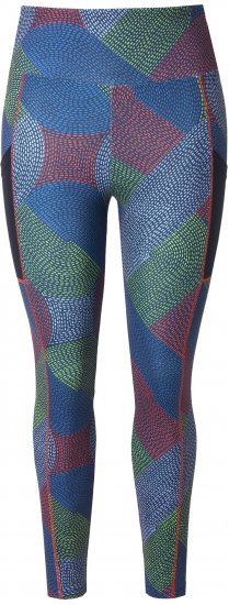 Ulla Popken Quick Drying Stitch Print Performance Leggings Grey - Džíny & Nohavice vo Veľkých Veľkostiach – Plus Size - 