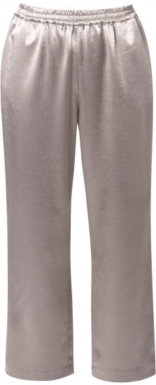 Ulla Popken Metallic Satin Elastic Waist Pants Orange - Džíny & Nohavice vo Veľkých Veľkostiach – Plus Size - 