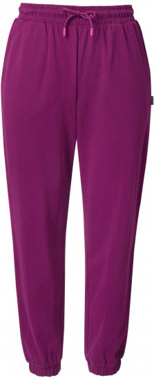 Ulla Popken Contrast Piping Joggers Purple - Ulla Popken - 