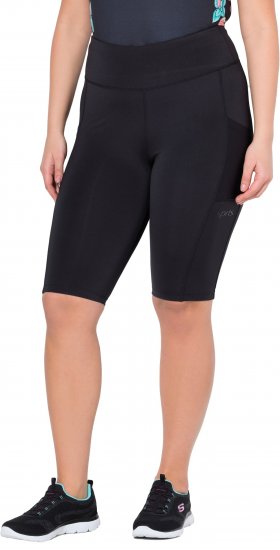 Ulla Popken Quick Drying Performance Shorts Black - Džíny & Nohavice vo Veľkých Veľkostiach – Plus Size - 