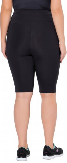Ulla Popken Quick Drying Performance Shorts Black - Džíny & Nohavice vo Veľkých Veľkostiach – Plus Size - 
