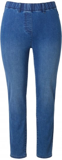 Ulla Popken Denim Jeggings Blue Denim - Džíny & Nohavice vo Veľkých Veľkostiach – Plus Size - 