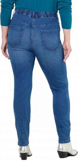 Ulla Popken Denim Jeggings Blue Denim - Džíny & Nohavice vo Veľkých Veľkostiach – Plus Size - 