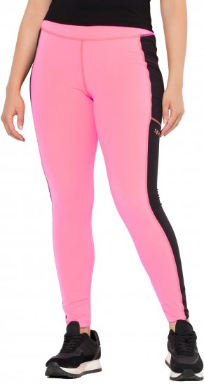 Ulla Popken Quick Drying Sports Leggings Pink - Džíny & Nohavice vo Veľkých Veľkostiach – Plus Size - 
