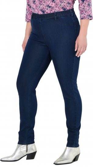 Ulla Popken Denim Five Pocket Jeggings Denim Blue - Džíny & Nohavice vo Veľkých Veľkostiach – Plus Size - 
