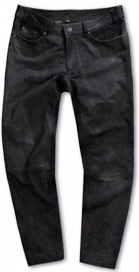 JP1880 Leather Pants Regular Fit Buffalo Nubuck Dark Brown - Džínsy & nohavice - Džínsy a Nohavice - W40-W70