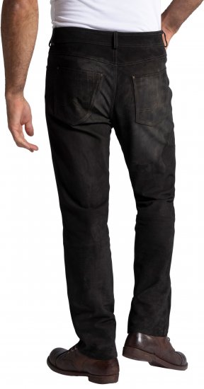 JP1880 Leather Pants Regular Fit Buffalo Nubuck Dark Brown - Džínsy & nohavice - Džínsy a Nohavice - W40-W70