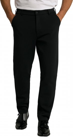 JP1880 Chino Jersey Trousers Flexnamic Black TALL - PÁNSKE OBLEČENIE MT-6XLT - Veľkosti pre VYSOKÝCH