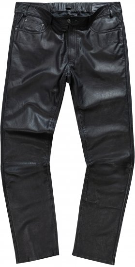 JP1880 Leather Pants Regular Fit Finest Lamb Nappa Black - Džínsy & nohavice - Džínsy a Nohavice - W40-W70