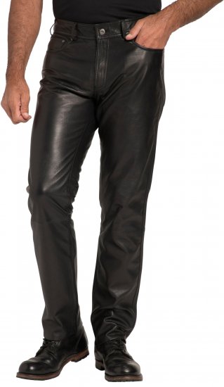 JP1880 Leather Pants Regular Fit Finest Lamb Nappa Black - Džínsy & nohavice - Džínsy a Nohavice - W40-W70