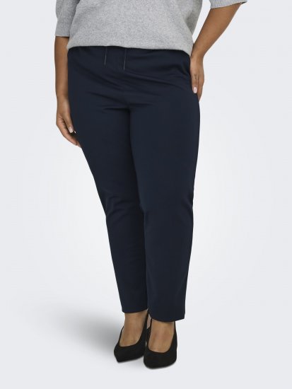 Only Carmakoma Goldtrash Classic Pants Navy - Nohavice - 