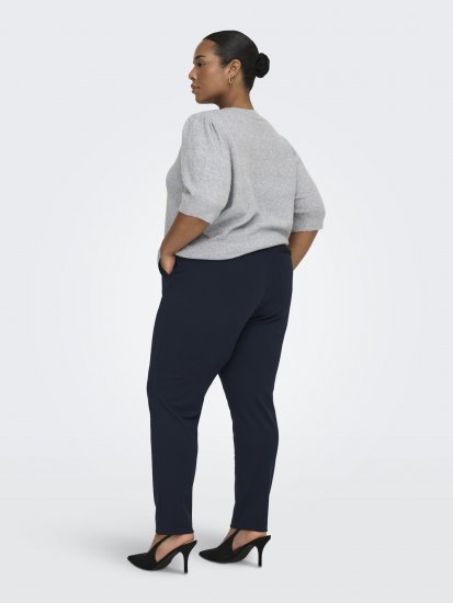 Only Carmakoma Goldtrash Classic Pants Navy - Nohavice - 