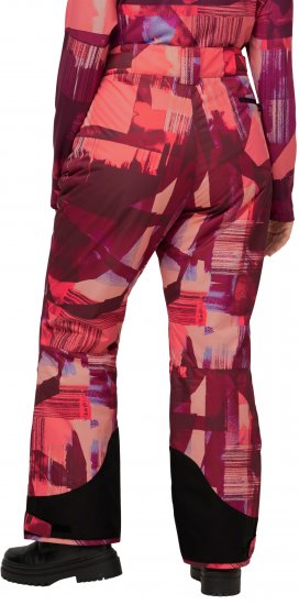 Ulla Popken Ski Pants Waterproof Velcro Closure Snow Gaiter Red - Džíny & Nohavice vo Veľkých Veľkostiach – Plus Size - 