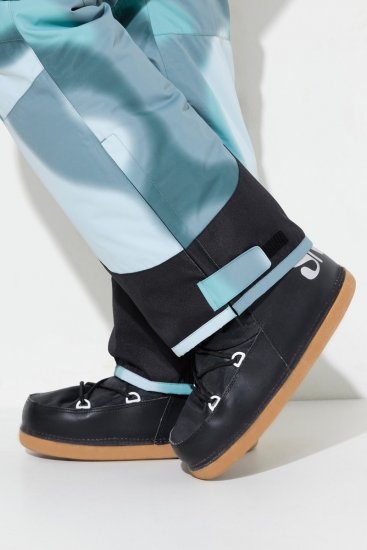 Ulla Popken Hyprar Ski Pants Waterproof Velcro Closure Shaped Knees Ice Green - Lyžiarske oblečenie - 