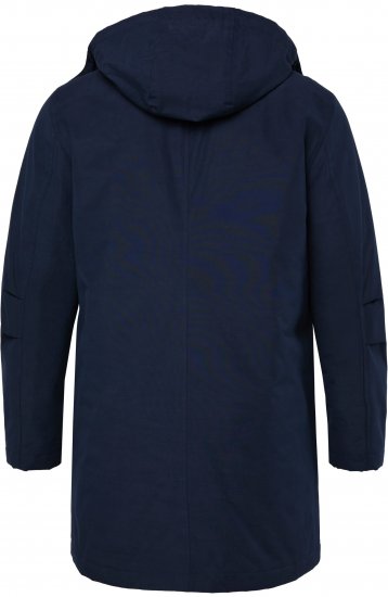 Boston Park 844403 Parka with Hood Navy - Bundy - Bundy Nadmerné Veľkosti 2XL-8XL