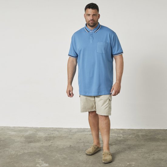 North Latitude 61128 Superflex Piké Polokošeľa Modrá - Polokošele - Polokošele 2XL-8XL