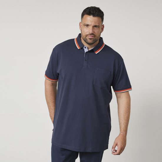 North Latitude 61128 Superflex Piké Polokošeľa Tmavomodrá - Polokošele - Polokošele 2XL-8XL