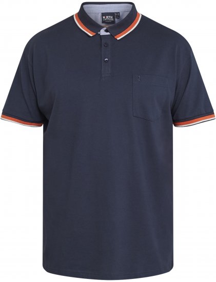 North Latitude 61128 Superflex Piké Polokošeľa Tmavomodrá - Polokošele - Polokošele 2XL-8XL