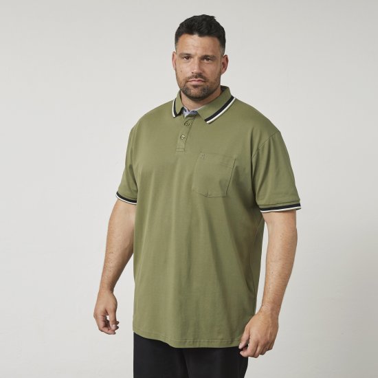 North Latitude 61128 Superflex Piké Polokošeľa Olivová - Polokošele - Polokošele 2XL-8XL