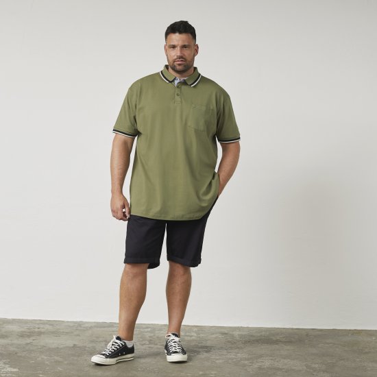 North Latitude 61128 Superflex Piké Polokošeľa Olivová - Polokošele - Polokošele 2XL-8XL