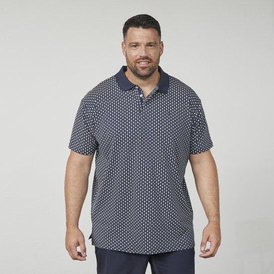 North Latitude 61134 Jersey Polokošeľa s Celoplošnou Potlačou Tmavomodrá - Polokošele - Polokošele 2XL-8XL