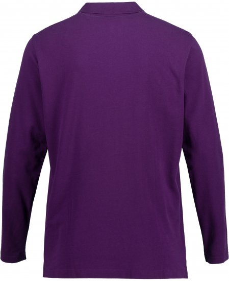 JP1880 Polo Shirt Long Sleeve Pique Purple - Polokošele - Polokošele 2XL-8XL
